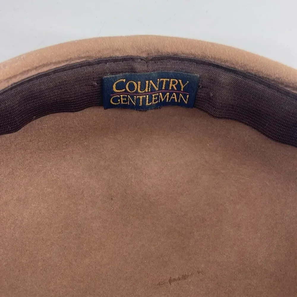 Vintage Country Gentleman 100% wool London Cabby Newsboy hat sz L